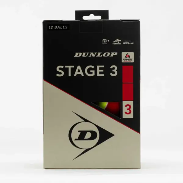 Dunlop Stage 3 Red Box of 12 - Image 2