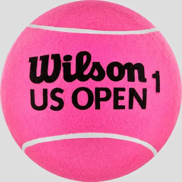 Wilson US Open Jumbo 10" Tennis Ball Pink - Image 2