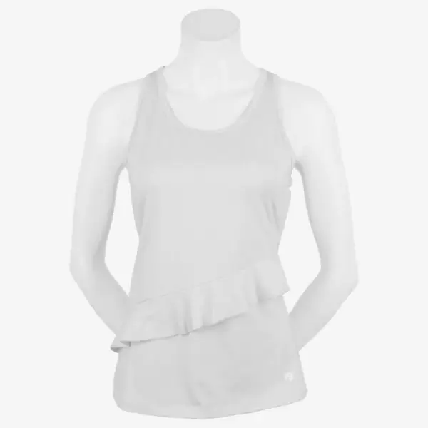 Fila Ruffles & Stripes Ruffle Racerback Tank Women's - Image 3