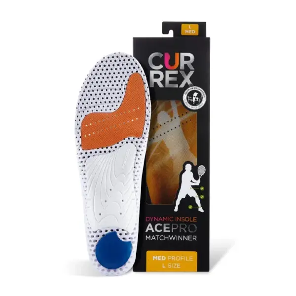 currex AcePRO Medium Profile Tennis Insole - Image 5