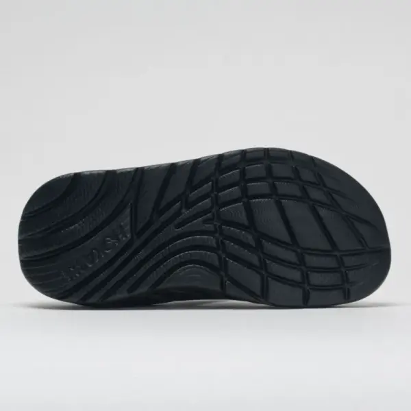 HOKA Ora Recovery Flip Women's Black/Dark Gull Gray - Image 4
