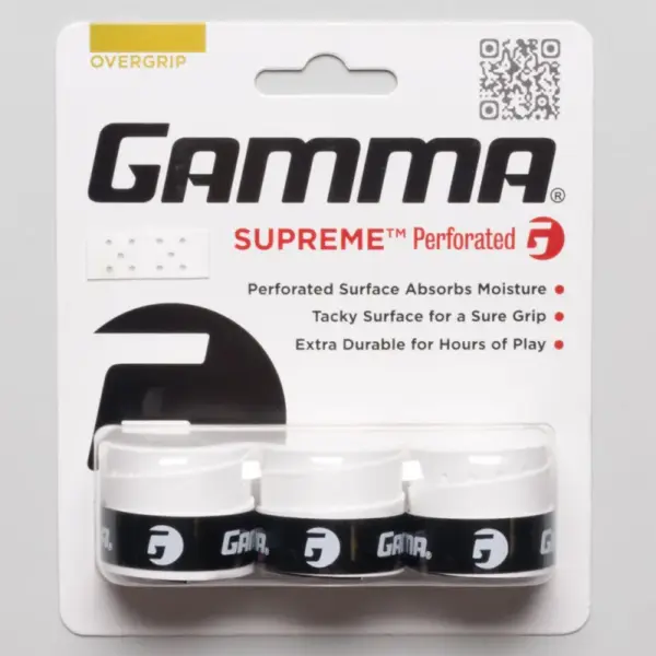 Gamma Supreme Perforated Overgrip 3 Pack - Image 2