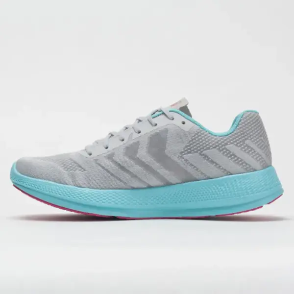 Skechers GOrun Razor+ Women's Gray/Aqua/Hot Pink - Image 2