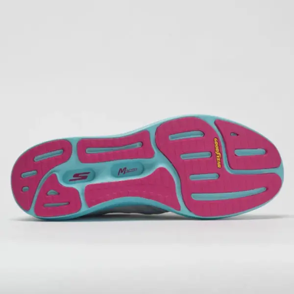 Skechers GOrun Razor+ Women's Gray/Aqua/Hot Pink - Image 4
