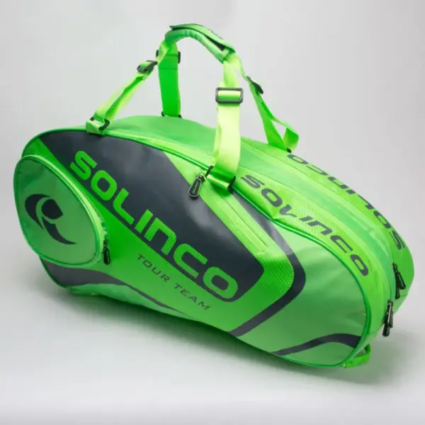 Solinco Tour 6-Pack Racquet Bag Neon Green - Image 2