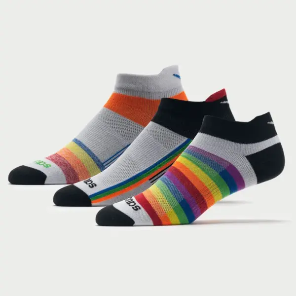 Saucony Inferno Ultralight No Show Socks 3 Pack - Image 2
