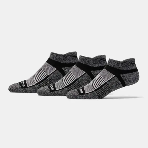 Saucony Inferno No Show Tab Socks 3 Pack - Image 4