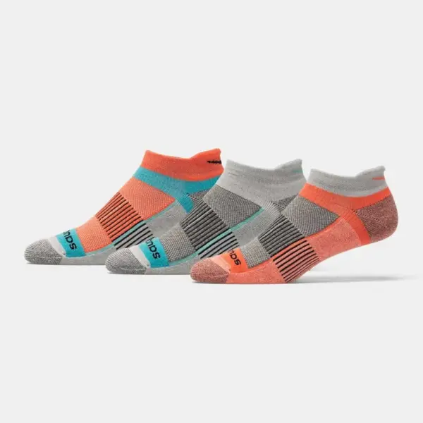 Saucony Inferno No Show Tab Socks 3 Pack - Image 5