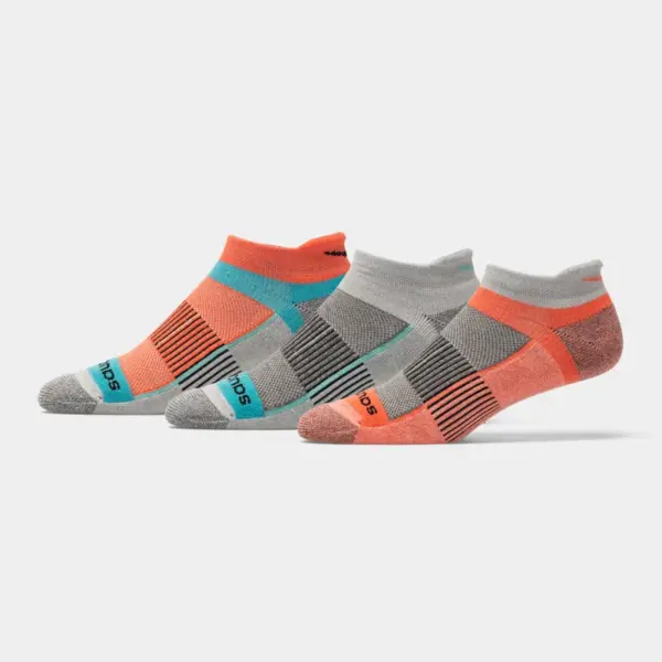 Saucony Inferno No Show Tab Socks 3 Pack - Image 6