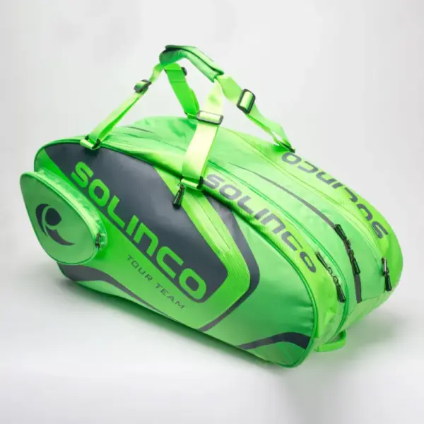 Solinco Tour 15-Pack Racquet Bag Neon Green - Image 2