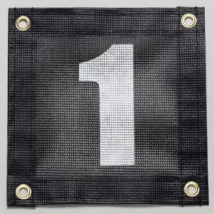 Tennis Court Numbers - Mesh