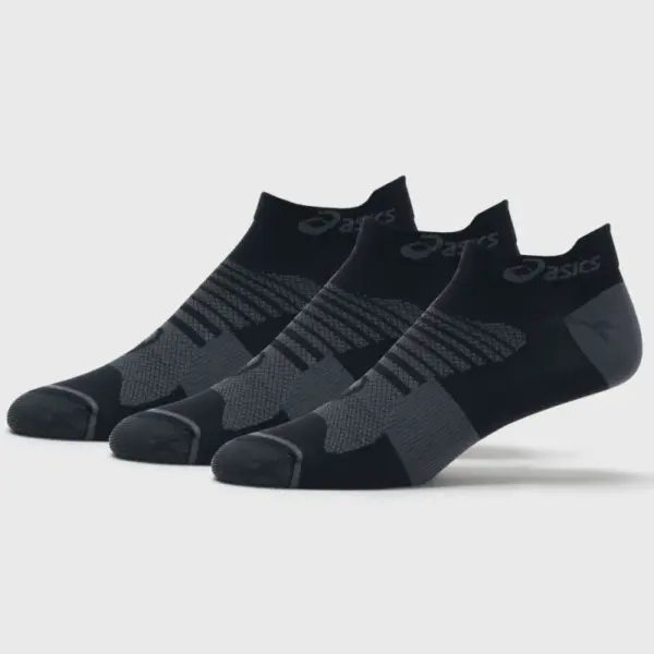 ASICS Quick Lyte Plus No Show Tab Socks 3 Pack Men's - Image 3